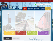 Tablet Screenshot of cityofalbertville.com